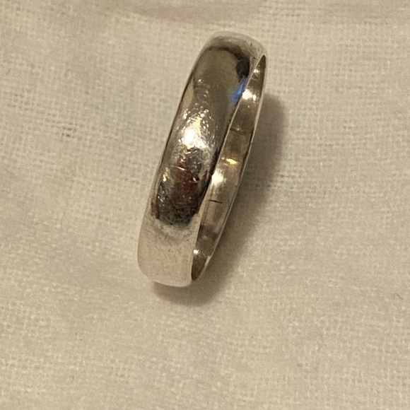 Men’s 925sterling silver band (mlx brand engraved) size 9 - Picture 5 of 6